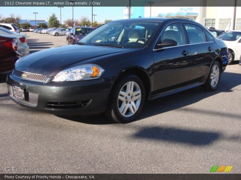 Ashen Gray Metallic / Gray 2012 Chevrolet Impala LT