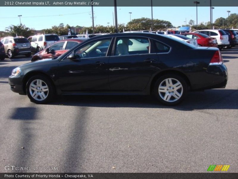 Ashen Gray Metallic / Gray 2012 Chevrolet Impala LT