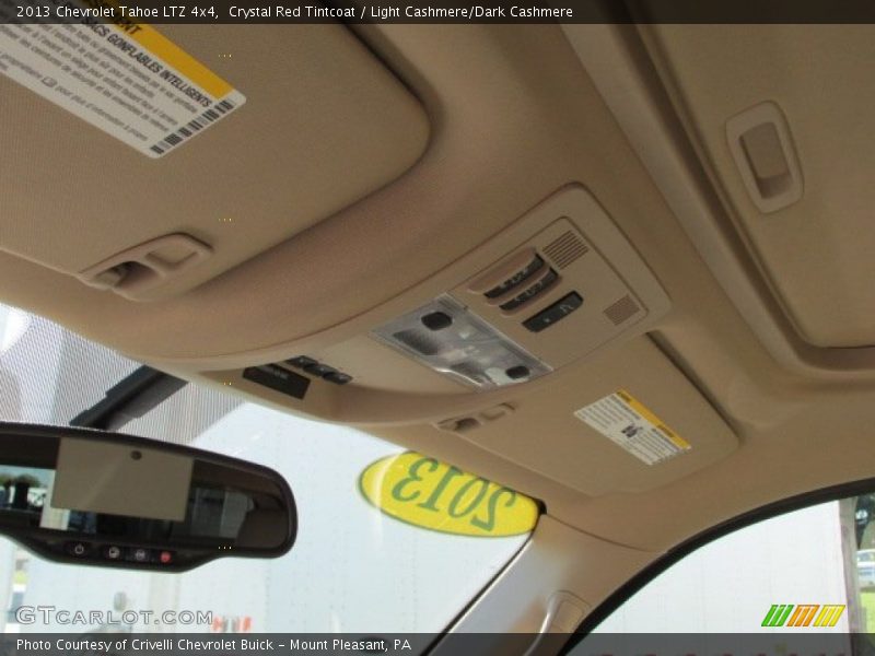 Crystal Red Tintcoat / Light Cashmere/Dark Cashmere 2013 Chevrolet Tahoe LTZ 4x4