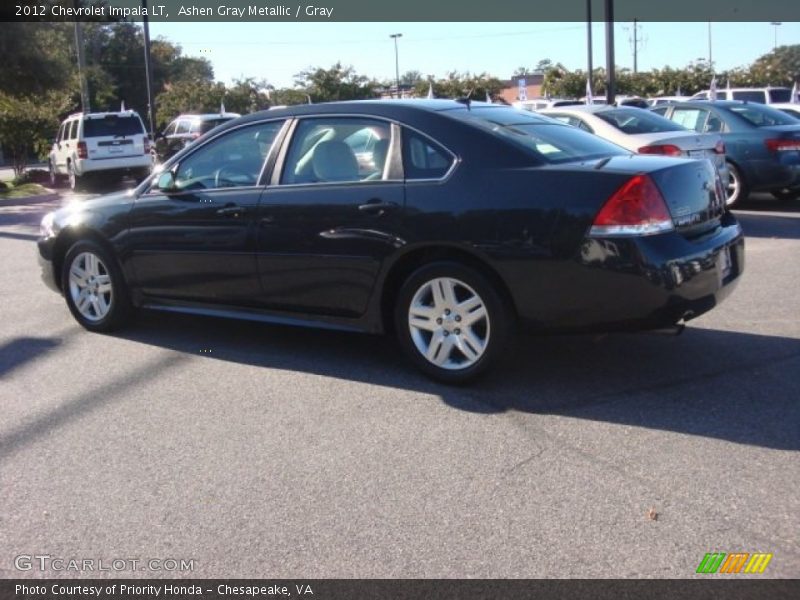 Ashen Gray Metallic / Gray 2012 Chevrolet Impala LT