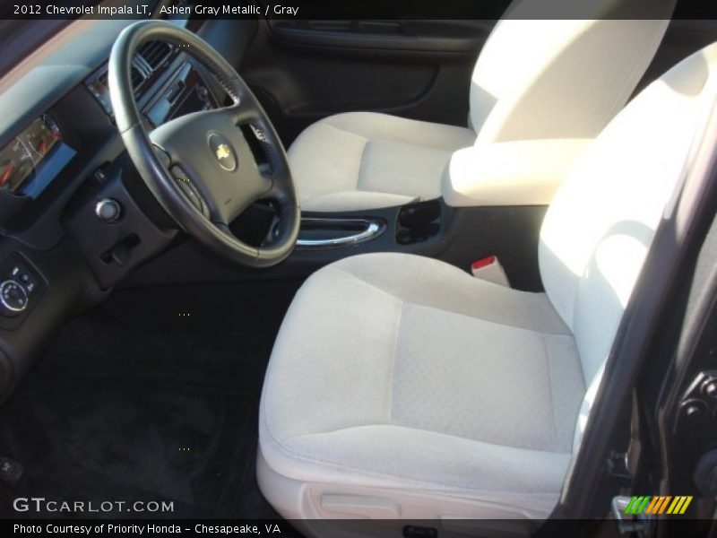 Ashen Gray Metallic / Gray 2012 Chevrolet Impala LT