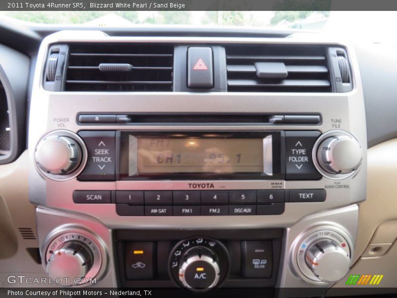 Blizzard White Pearl / Sand Beige 2011 Toyota 4Runner SR5