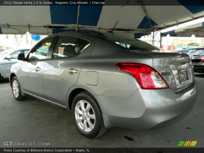 Magnetic Gray Metallic / Charcoal 2012 Nissan Versa 1.6 SL Sedan
