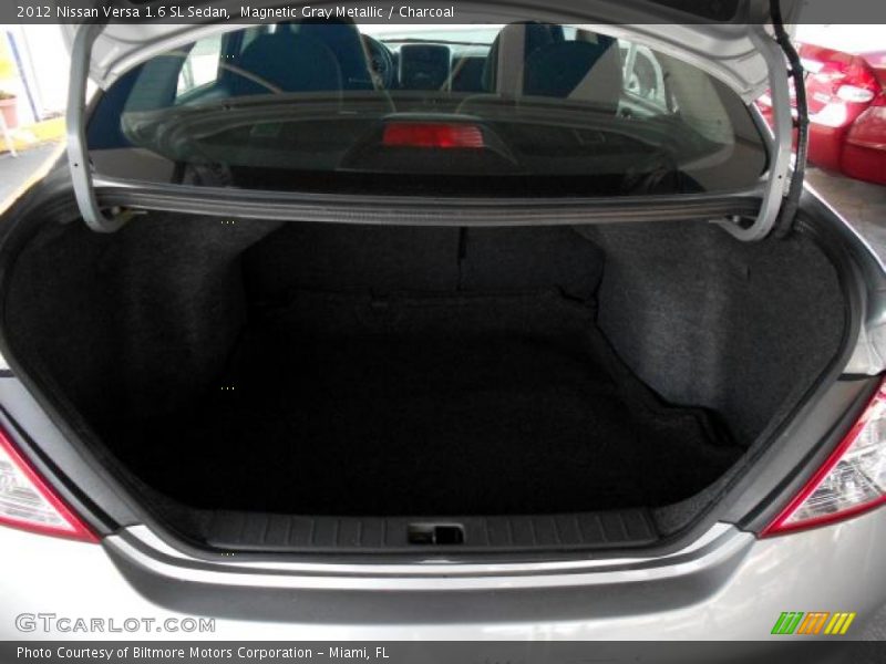 Magnetic Gray Metallic / Charcoal 2012 Nissan Versa 1.6 SL Sedan