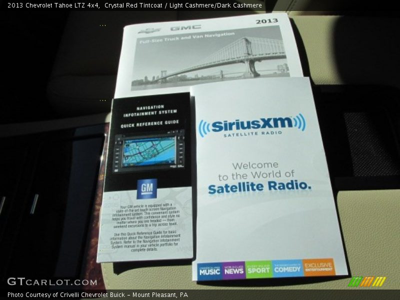 Crystal Red Tintcoat / Light Cashmere/Dark Cashmere 2013 Chevrolet Tahoe LTZ 4x4