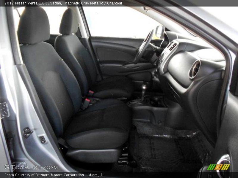 Magnetic Gray Metallic / Charcoal 2012 Nissan Versa 1.6 SL Sedan