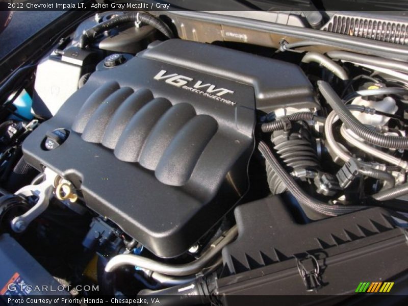 Ashen Gray Metallic / Gray 2012 Chevrolet Impala LT