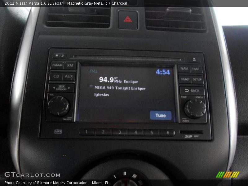 Magnetic Gray Metallic / Charcoal 2012 Nissan Versa 1.6 SL Sedan