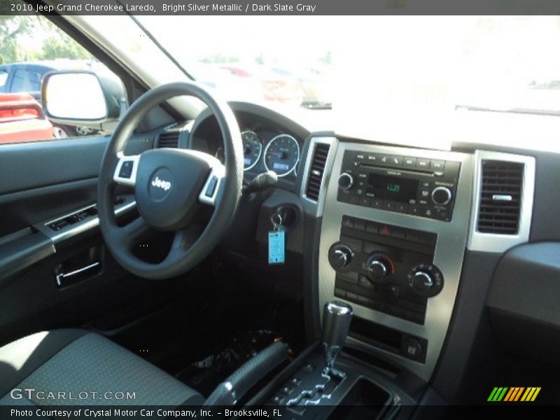 Bright Silver Metallic / Dark Slate Gray 2010 Jeep Grand Cherokee Laredo