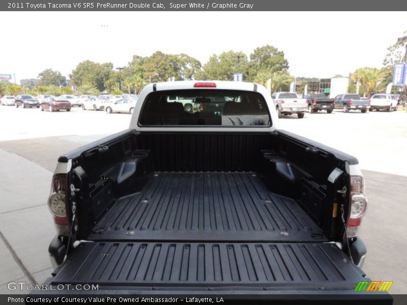Super White / Graphite Gray 2011 Toyota Tacoma V6 SR5 PreRunner Double Cab