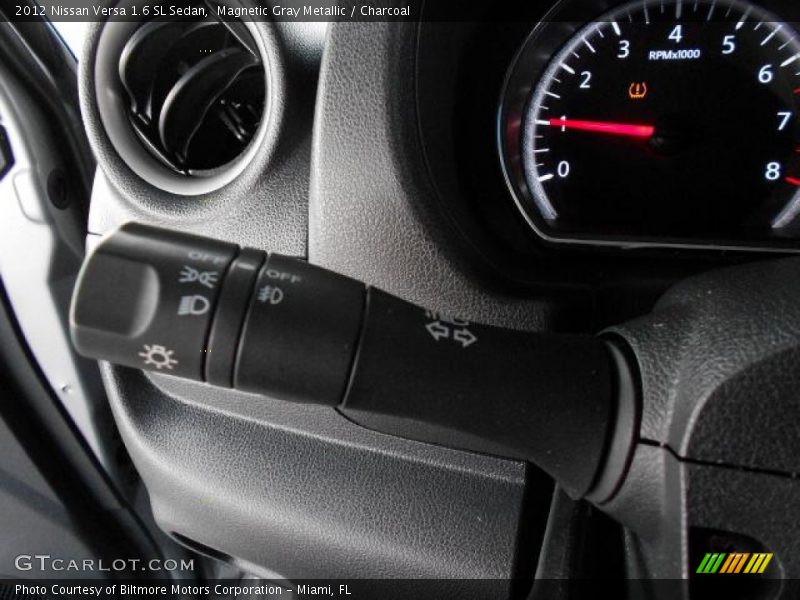 Magnetic Gray Metallic / Charcoal 2012 Nissan Versa 1.6 SL Sedan