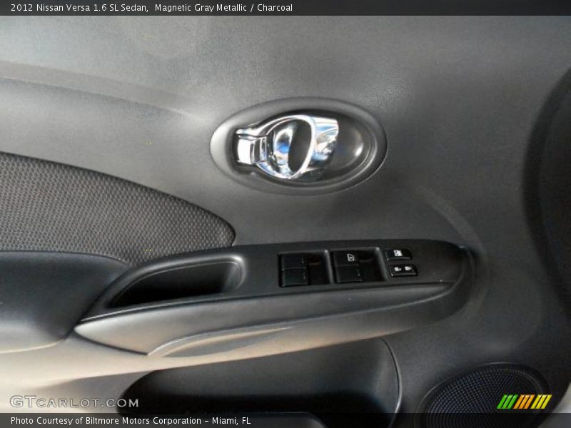 Magnetic Gray Metallic / Charcoal 2012 Nissan Versa 1.6 SL Sedan