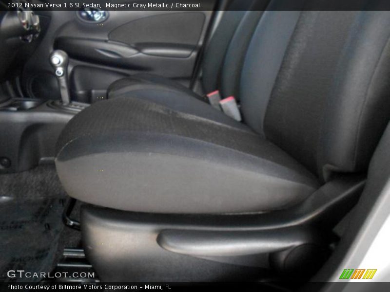 Magnetic Gray Metallic / Charcoal 2012 Nissan Versa 1.6 SL Sedan
