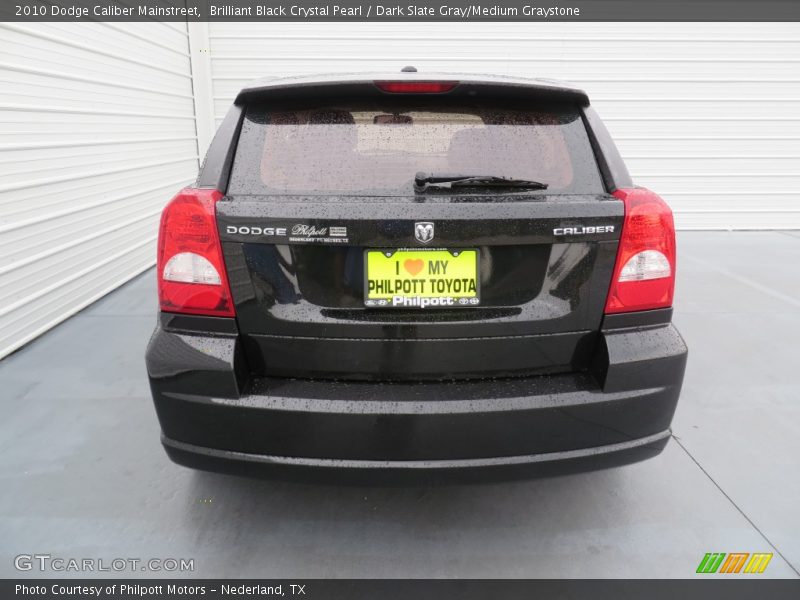 Brilliant Black Crystal Pearl / Dark Slate Gray/Medium Graystone 2010 Dodge Caliber Mainstreet