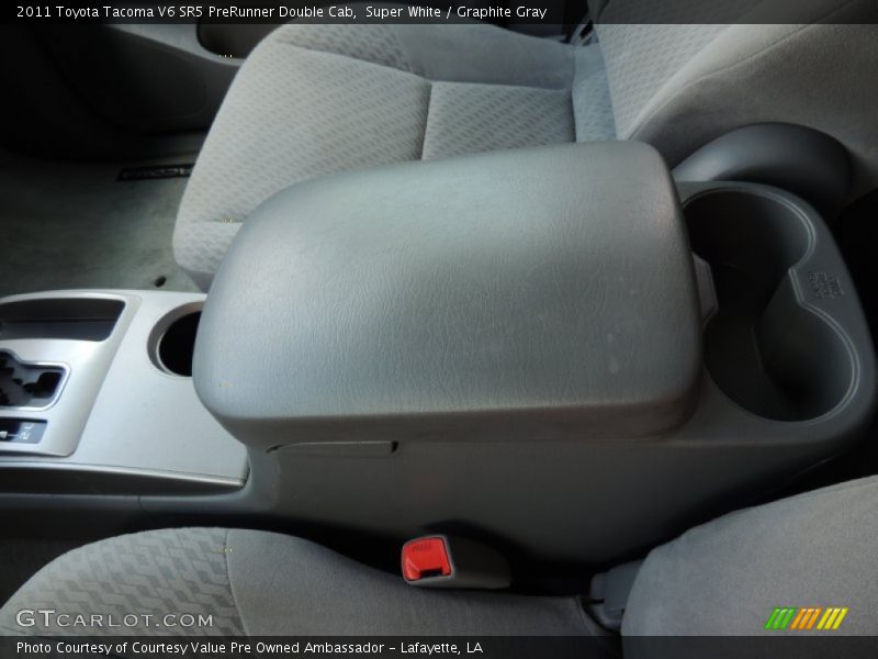 Super White / Graphite Gray 2011 Toyota Tacoma V6 SR5 PreRunner Double Cab