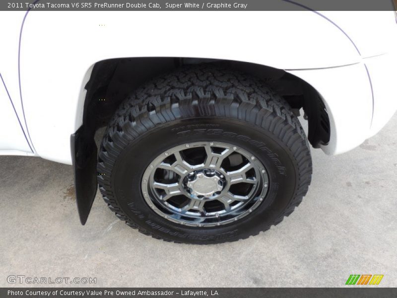 Super White / Graphite Gray 2011 Toyota Tacoma V6 SR5 PreRunner Double Cab