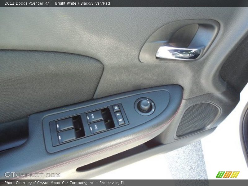 Bright White / Black/Silver/Red 2012 Dodge Avenger R/T