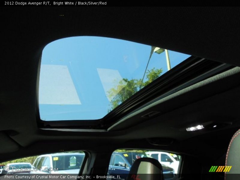 Bright White / Black/Silver/Red 2012 Dodge Avenger R/T