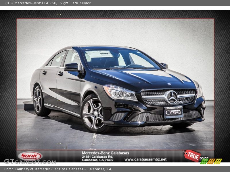 Night Black / Black 2014 Mercedes-Benz CLA 250