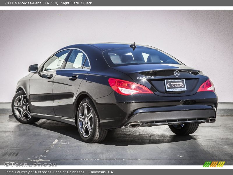 Night Black / Black 2014 Mercedes-Benz CLA 250