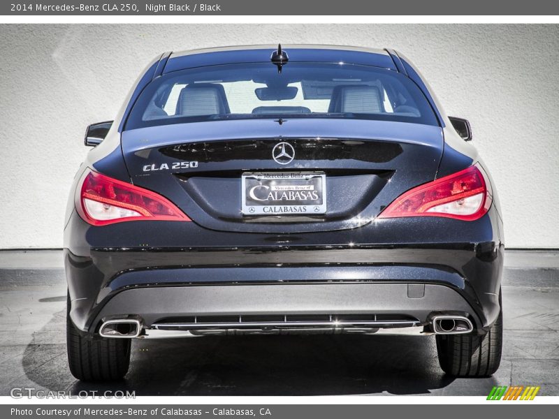 Night Black / Black 2014 Mercedes-Benz CLA 250