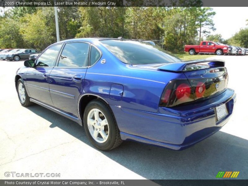 Laser Blue Metallic / Medium Gray 2005 Chevrolet Impala LS