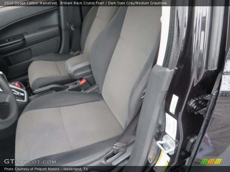 Brilliant Black Crystal Pearl / Dark Slate Gray/Medium Graystone 2010 Dodge Caliber Mainstreet