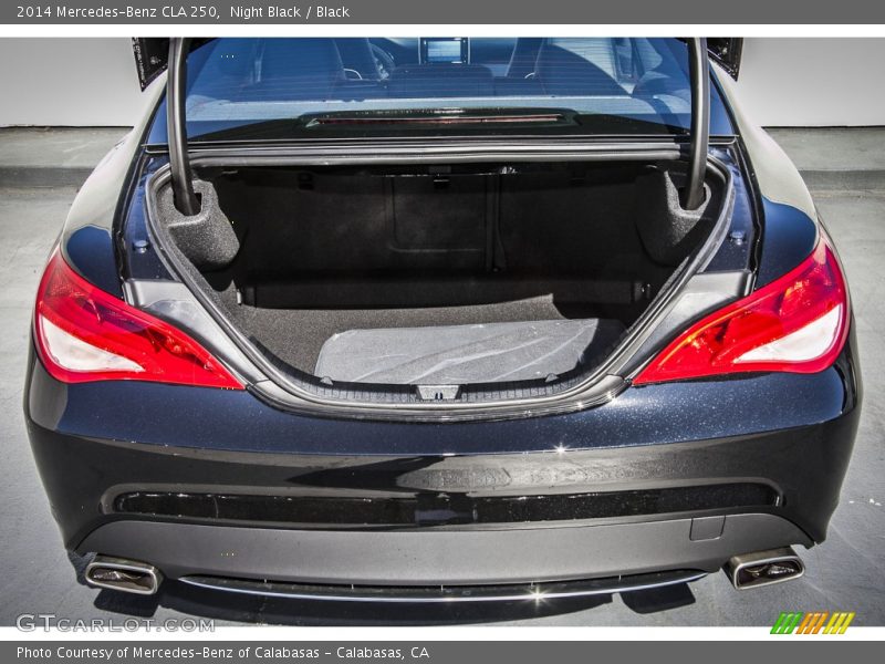  2014 CLA 250 Trunk