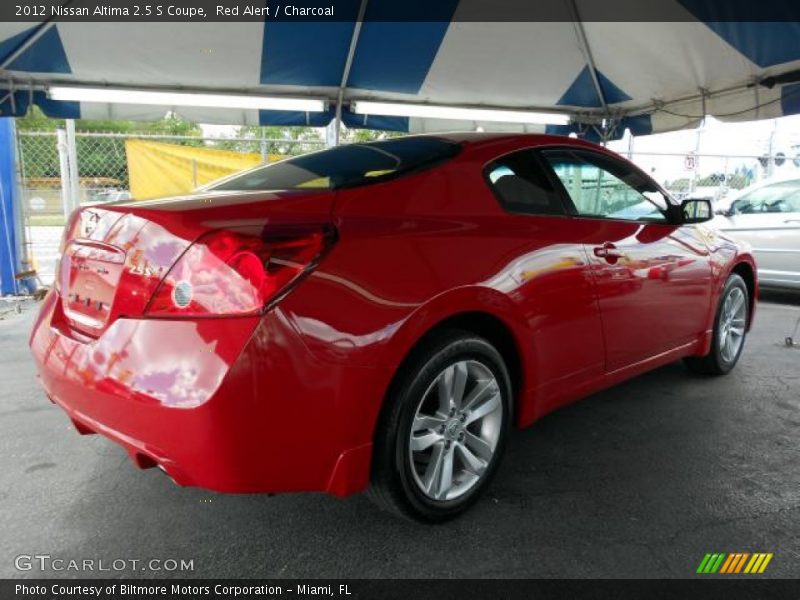 Red Alert / Charcoal 2012 Nissan Altima 2.5 S Coupe