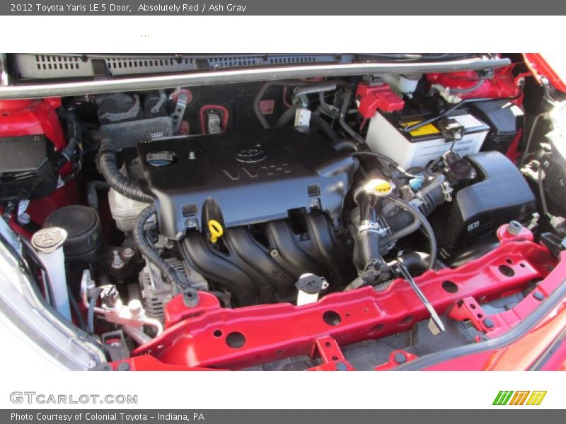 Absolutely Red / Ash Gray 2012 Toyota Yaris LE 5 Door