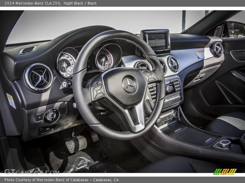 Dashboard of 2014 CLA 250