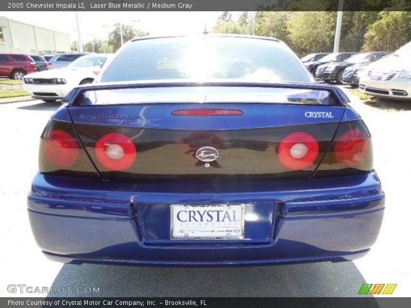 Laser Blue Metallic / Medium Gray 2005 Chevrolet Impala LS