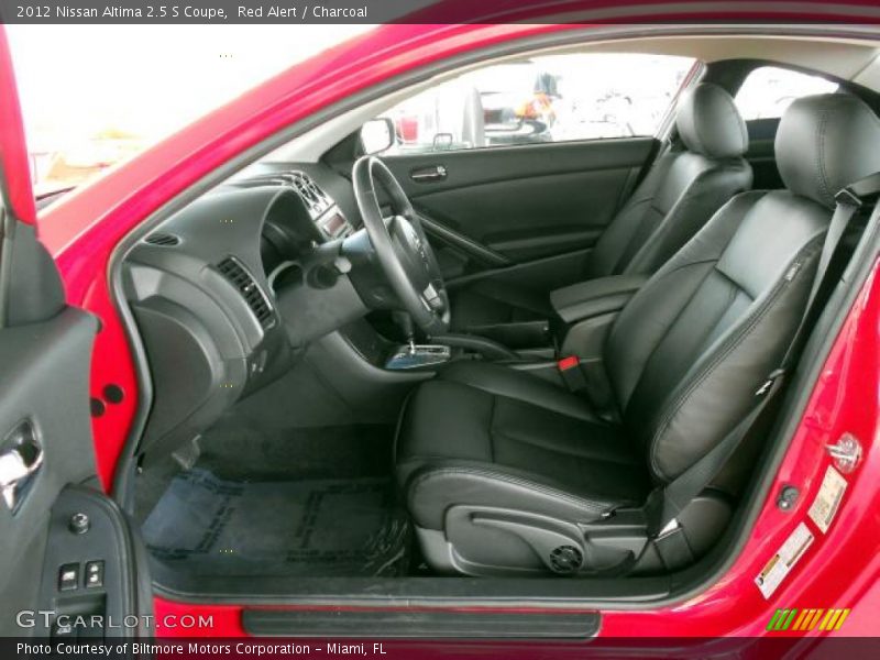 Red Alert / Charcoal 2012 Nissan Altima 2.5 S Coupe