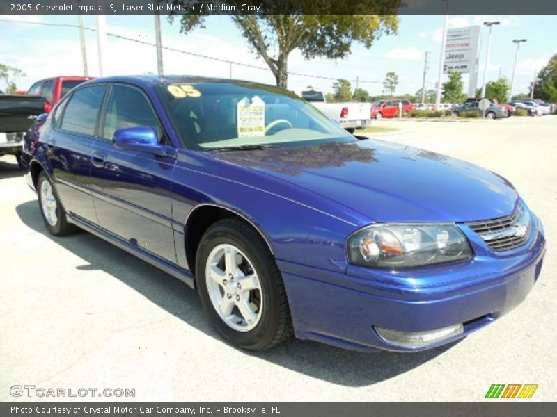 Laser Blue Metallic / Medium Gray 2005 Chevrolet Impala LS