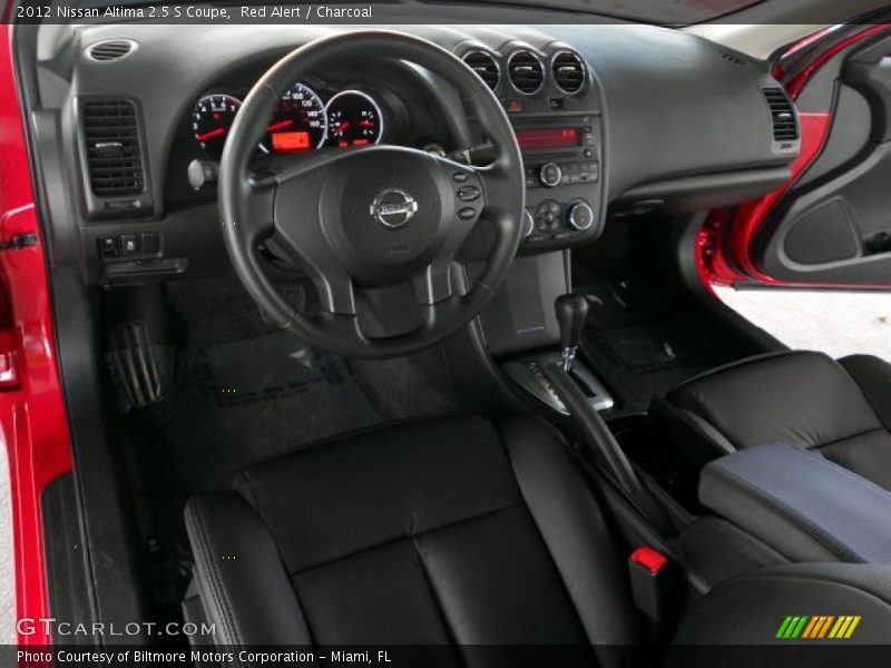 Red Alert / Charcoal 2012 Nissan Altima 2.5 S Coupe