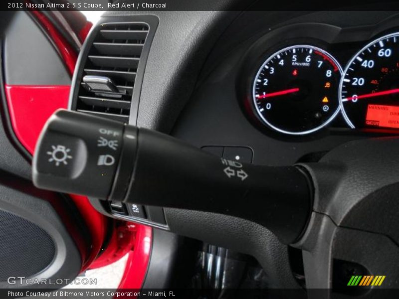 Red Alert / Charcoal 2012 Nissan Altima 2.5 S Coupe