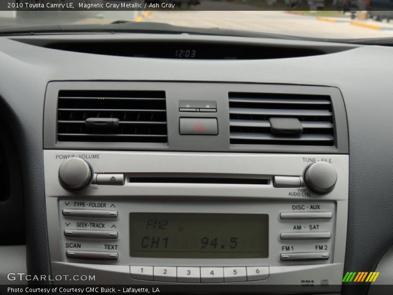 Magnetic Gray Metallic / Ash Gray 2010 Toyota Camry LE