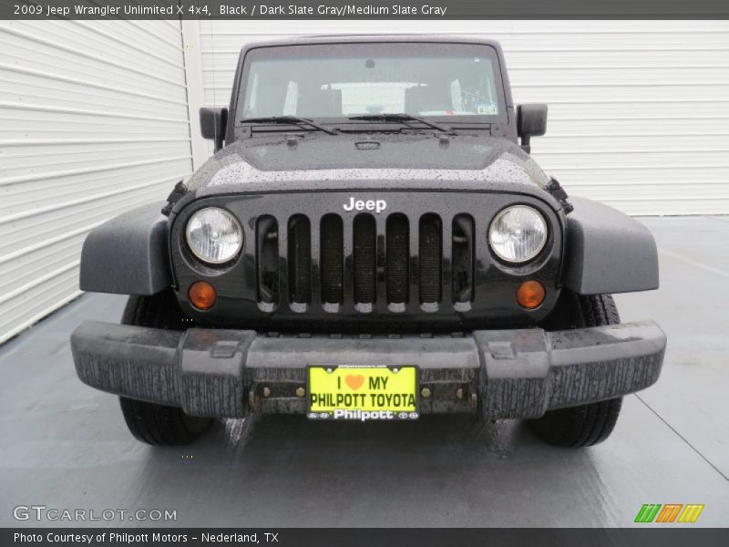 Black / Dark Slate Gray/Medium Slate Gray 2009 Jeep Wrangler Unlimited X 4x4
