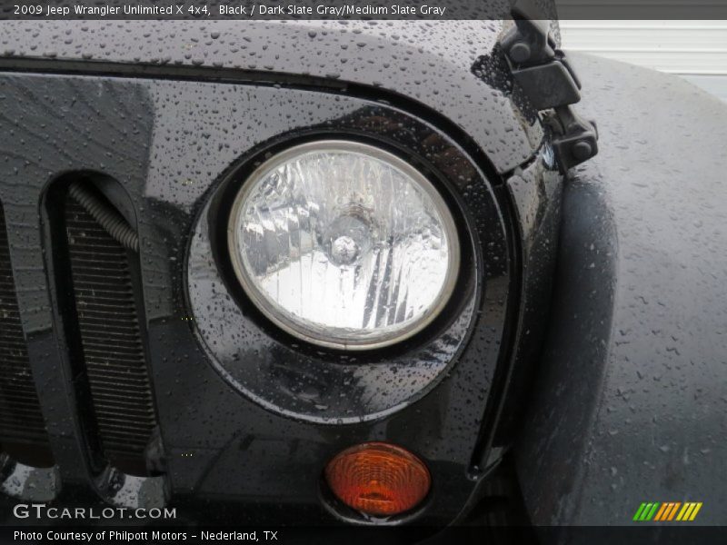 Black / Dark Slate Gray/Medium Slate Gray 2009 Jeep Wrangler Unlimited X 4x4