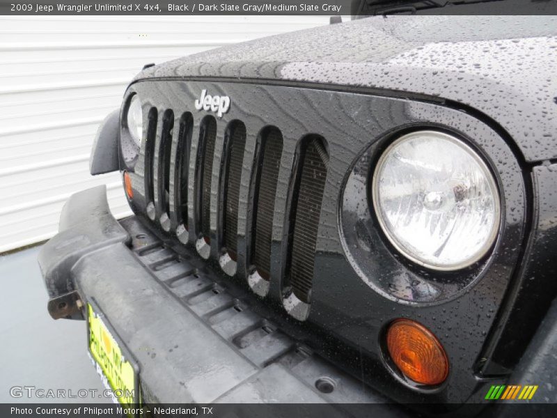 Black / Dark Slate Gray/Medium Slate Gray 2009 Jeep Wrangler Unlimited X 4x4