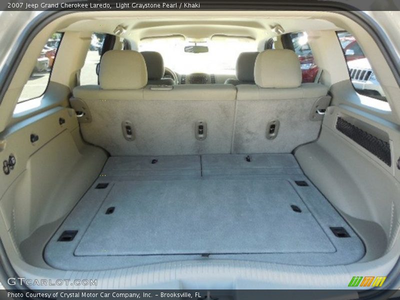Light Graystone Pearl / Khaki 2007 Jeep Grand Cherokee Laredo