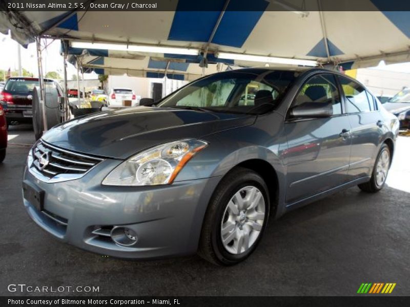 Ocean Gray / Charcoal 2011 Nissan Altima 2.5 S