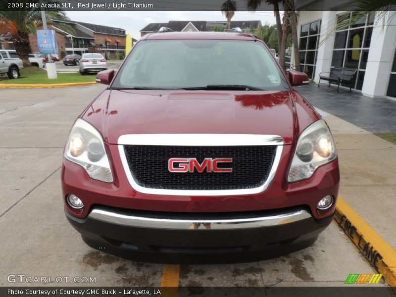 Red Jewel / Light Titanium 2008 GMC Acadia SLT