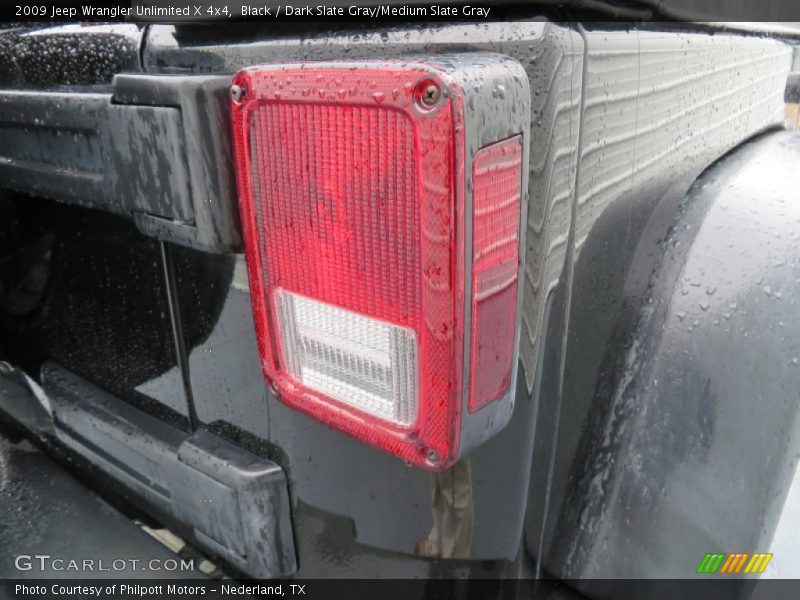 Black / Dark Slate Gray/Medium Slate Gray 2009 Jeep Wrangler Unlimited X 4x4