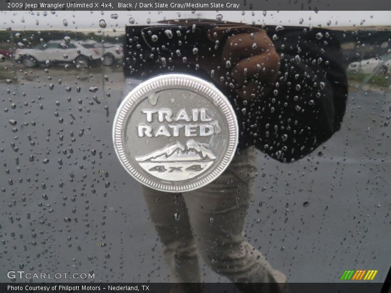 Black / Dark Slate Gray/Medium Slate Gray 2009 Jeep Wrangler Unlimited X 4x4