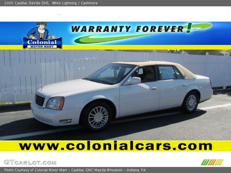White Lightning / Cashmere 2005 Cadillac DeVille DHS