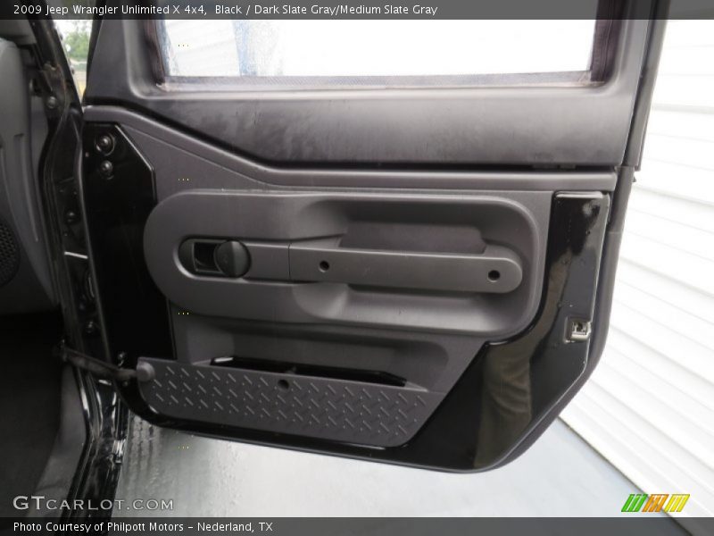 Black / Dark Slate Gray/Medium Slate Gray 2009 Jeep Wrangler Unlimited X 4x4