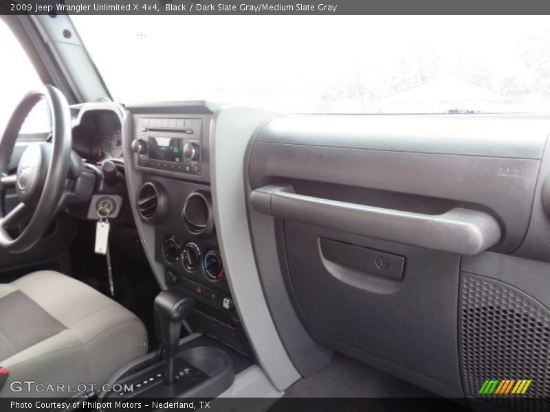 Black / Dark Slate Gray/Medium Slate Gray 2009 Jeep Wrangler Unlimited X 4x4