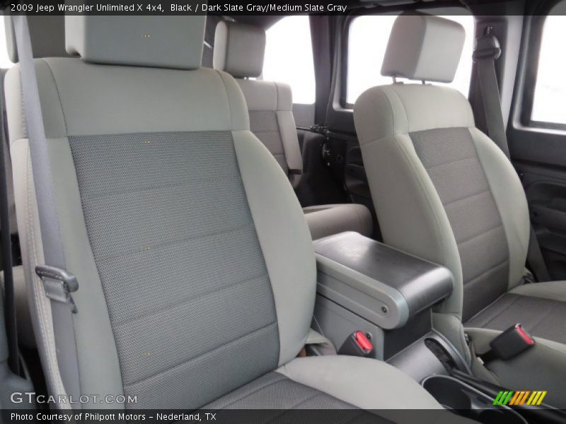 Black / Dark Slate Gray/Medium Slate Gray 2009 Jeep Wrangler Unlimited X 4x4