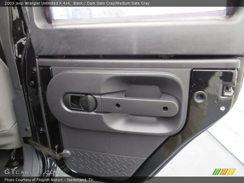 Black / Dark Slate Gray/Medium Slate Gray 2009 Jeep Wrangler Unlimited X 4x4
